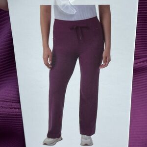 32 Degrees Women's XL Active Flare Pants Purple d1479